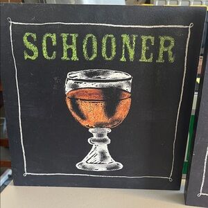 Schooner Chalkboard Art